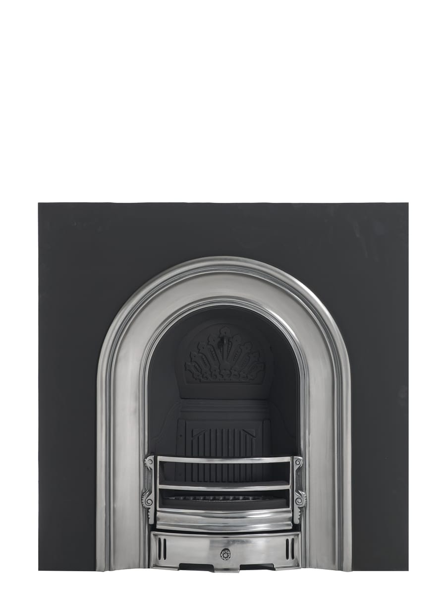 Horley Half Polished Cast Iron Arched Insert