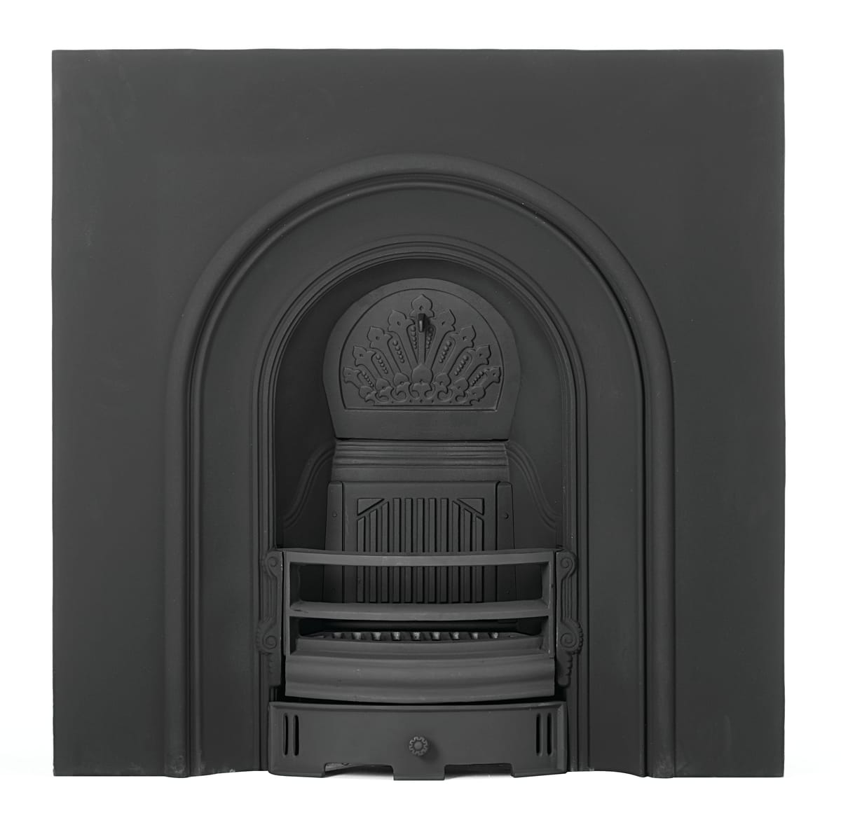 Horley Black Cast Iron Arched Insert